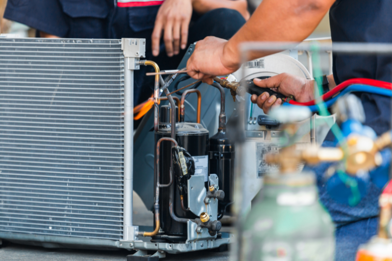 Expert AC installation service in Dubai by SSTS Fitout