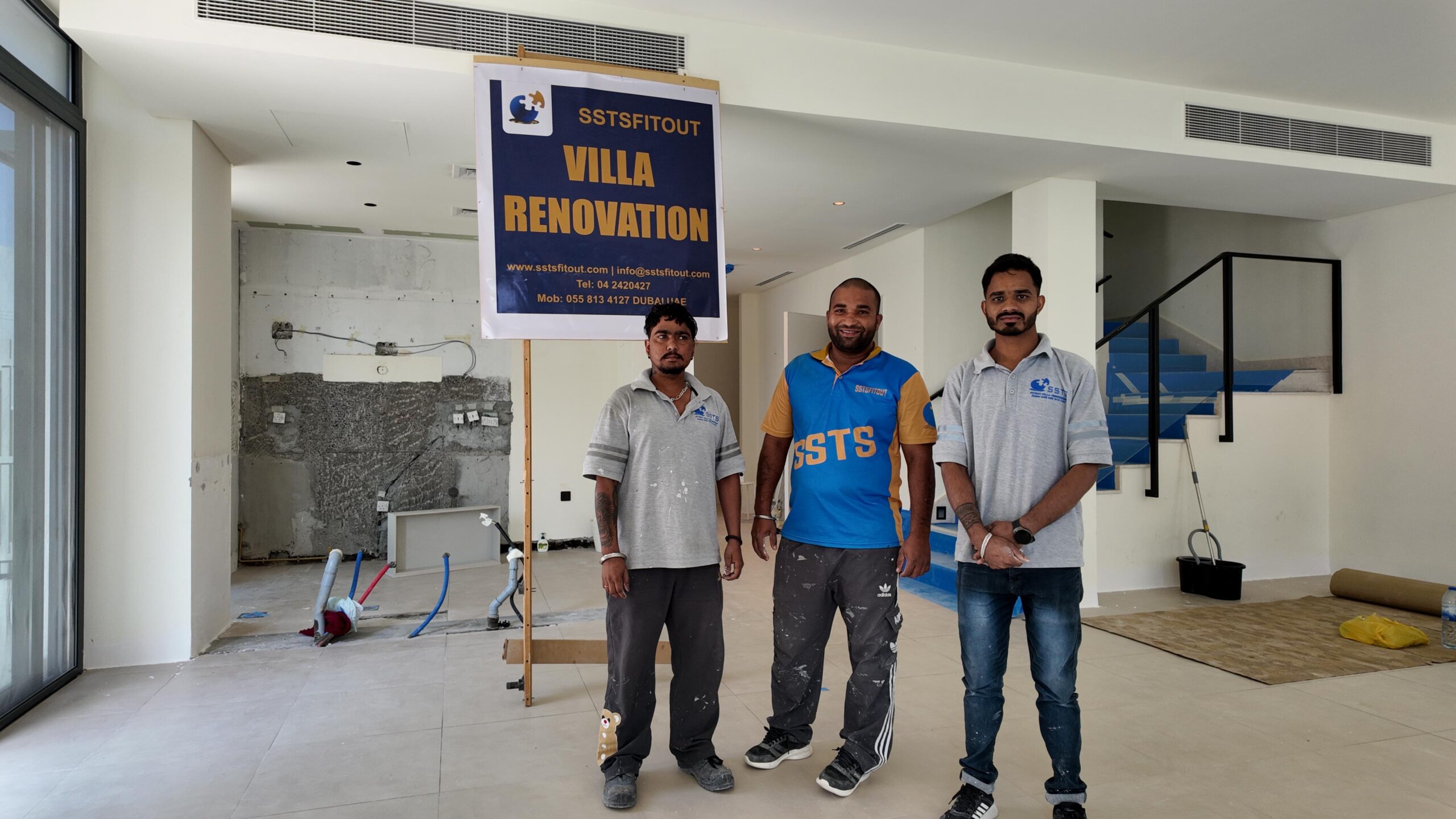 About SSTS Fitout Team at Work in Dubai