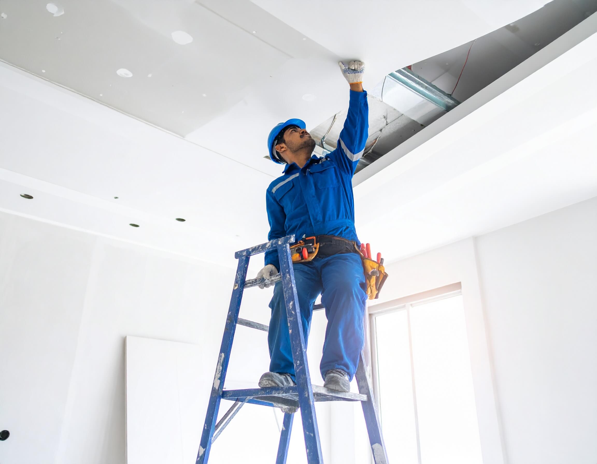 Professional Gypsum Ceiling and Partition Work in Dubai