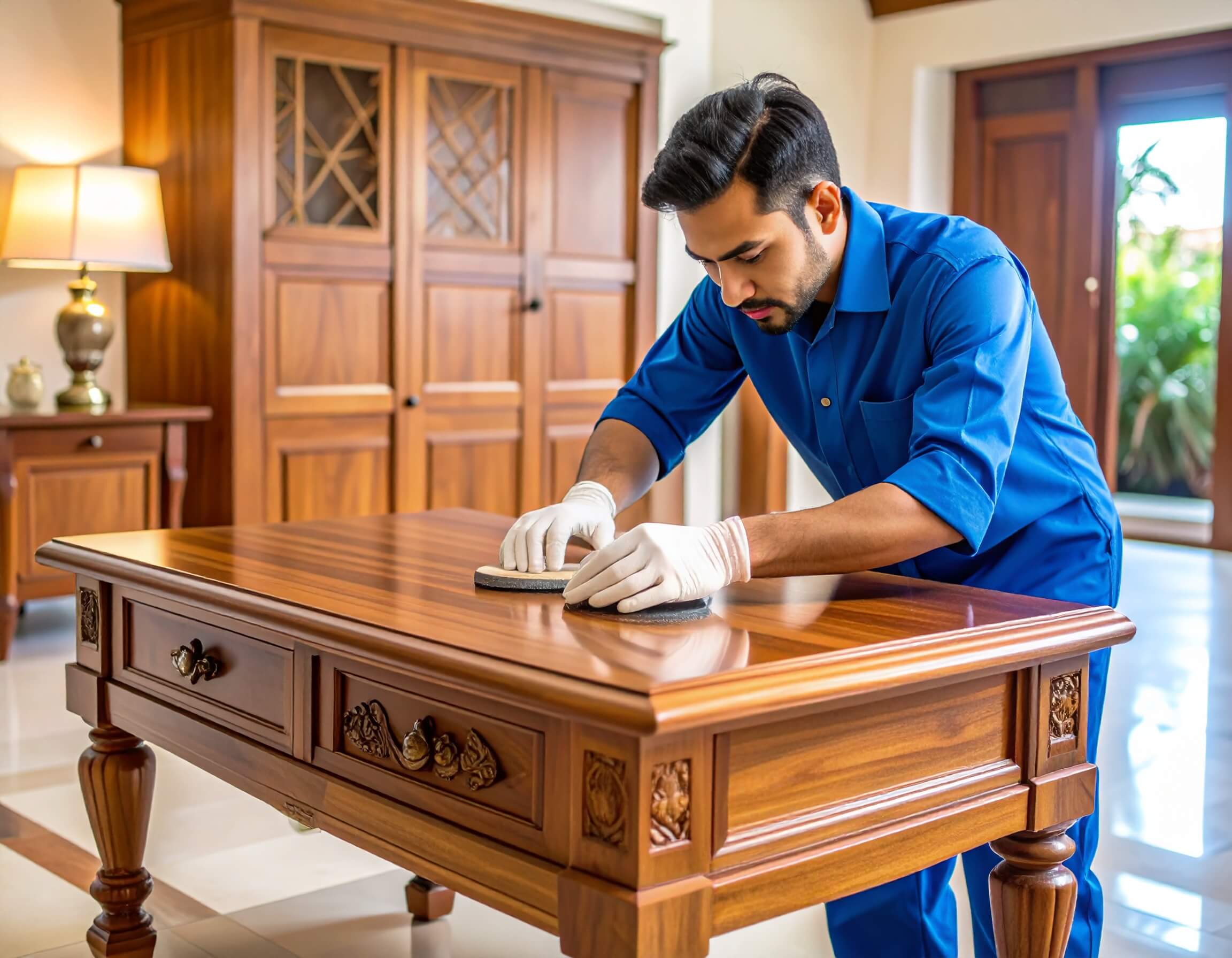 Wood Polishing Repair Dubai