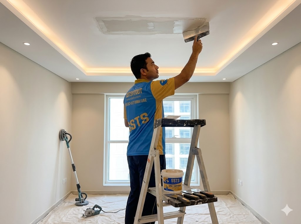 Gypsum Ceiling Repair Dubai
