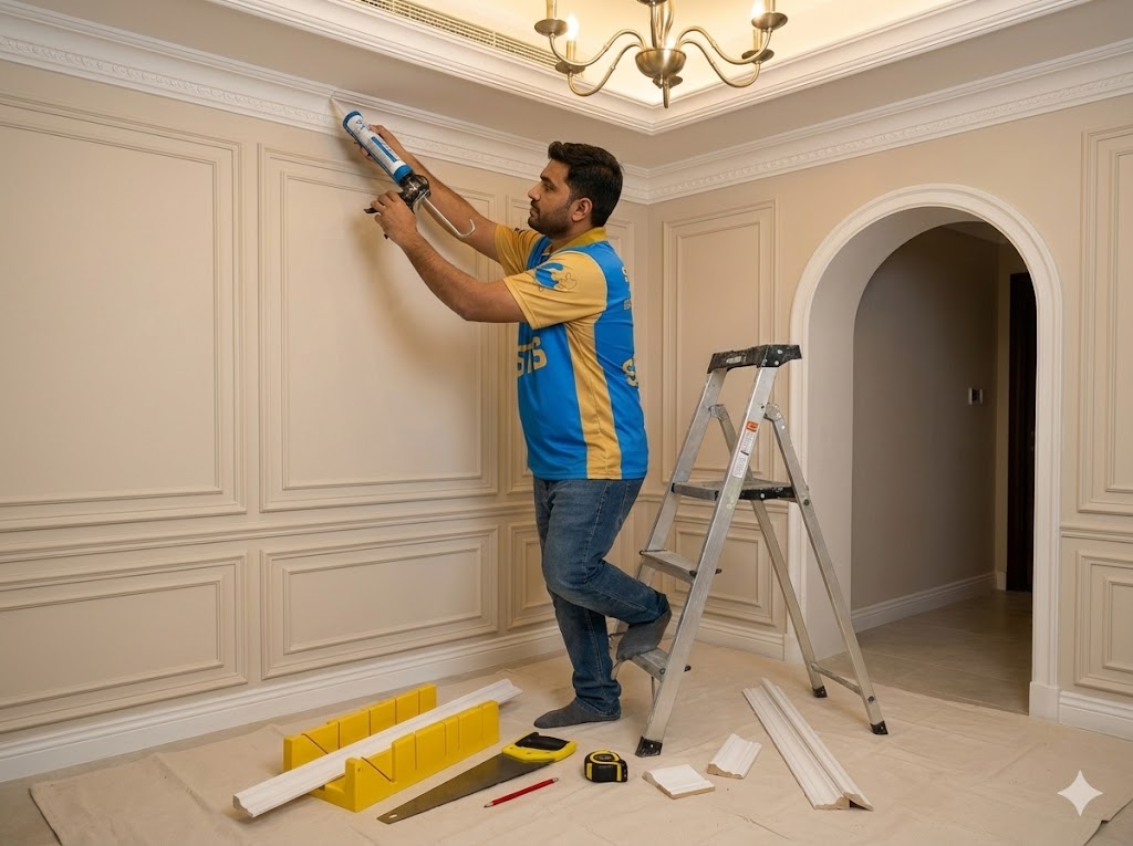 Gypsum Decorative Moldings Dubai