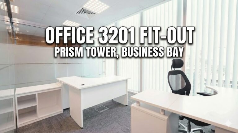Office 3201 Fit-Out – Prism Tower, Business Bay