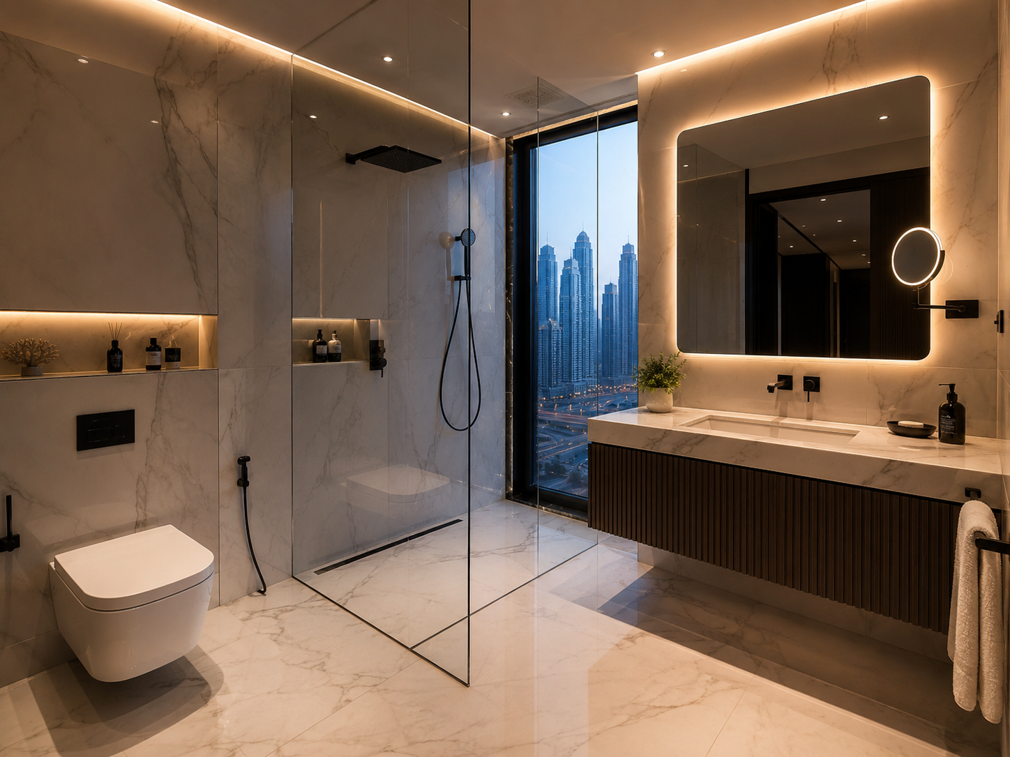 Apartment bathroom renovation Dubai