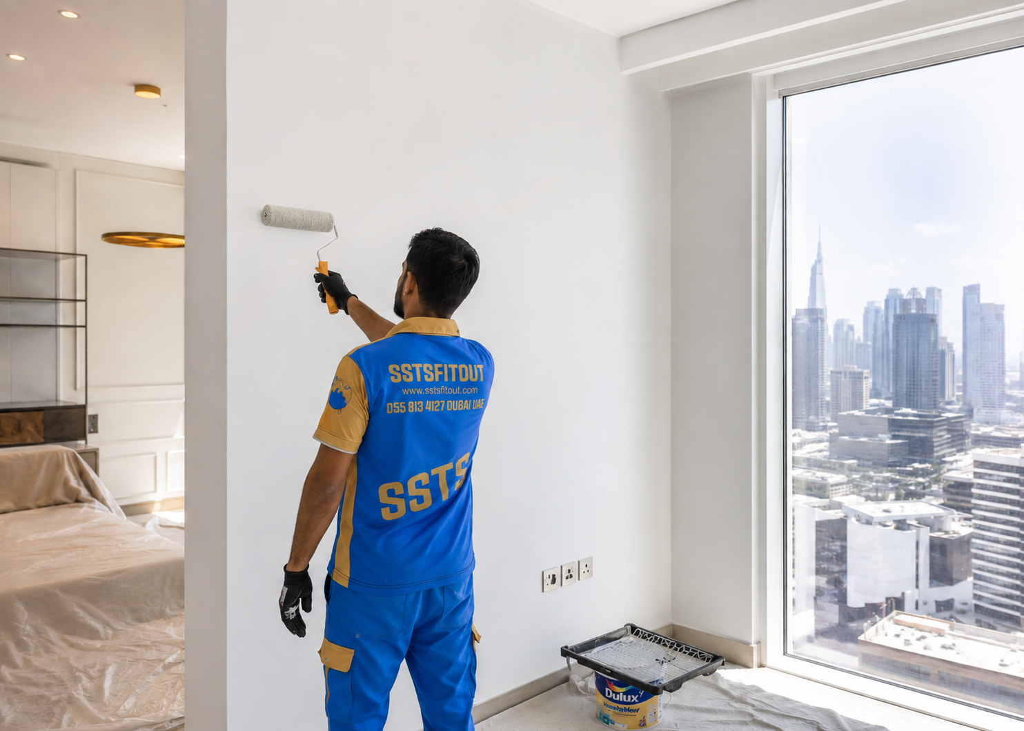Painting Services in Dubai | SSTS Fitout Apartment Painting Dubai