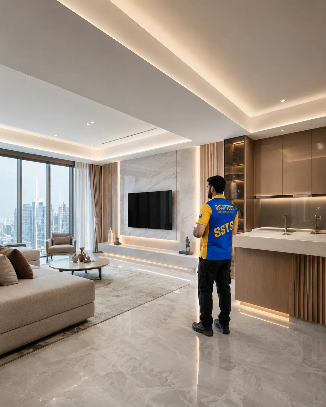 Apartment Renovation | SSTS Fitout Apartment renovation Dubai by SSTS Fitout