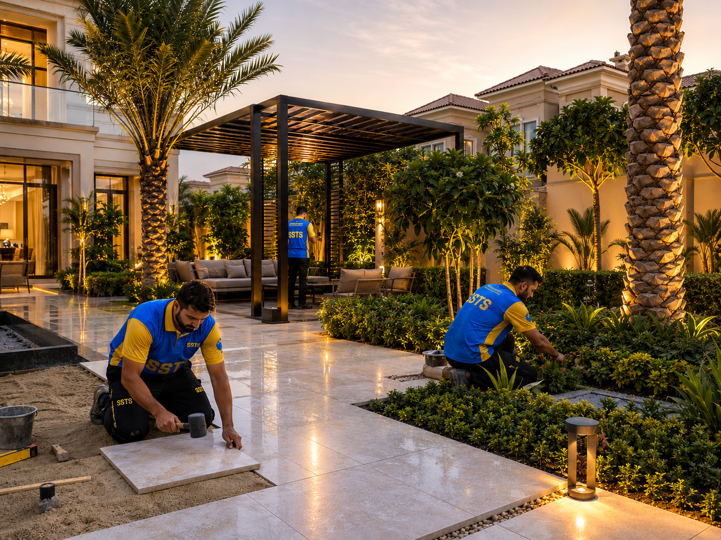 Landscaping Services | SSTS Fitout Full Villa Landscaping