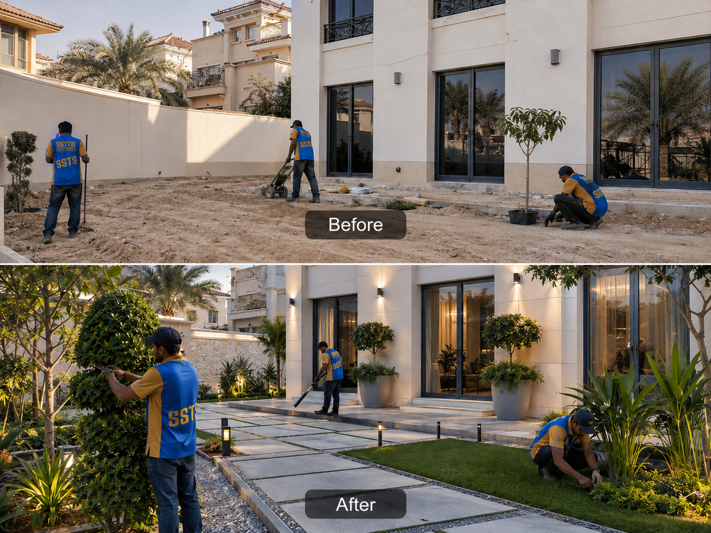 Landscaping Services | SSTS Fitout Garden Renovation Dubai