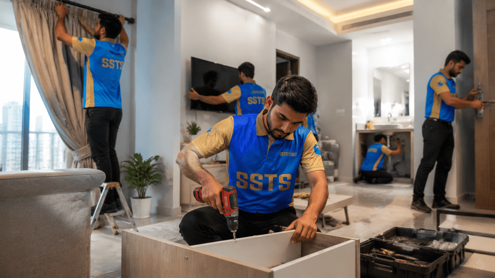 Handyman Dubai — professional home repair service by SSTS Fitout