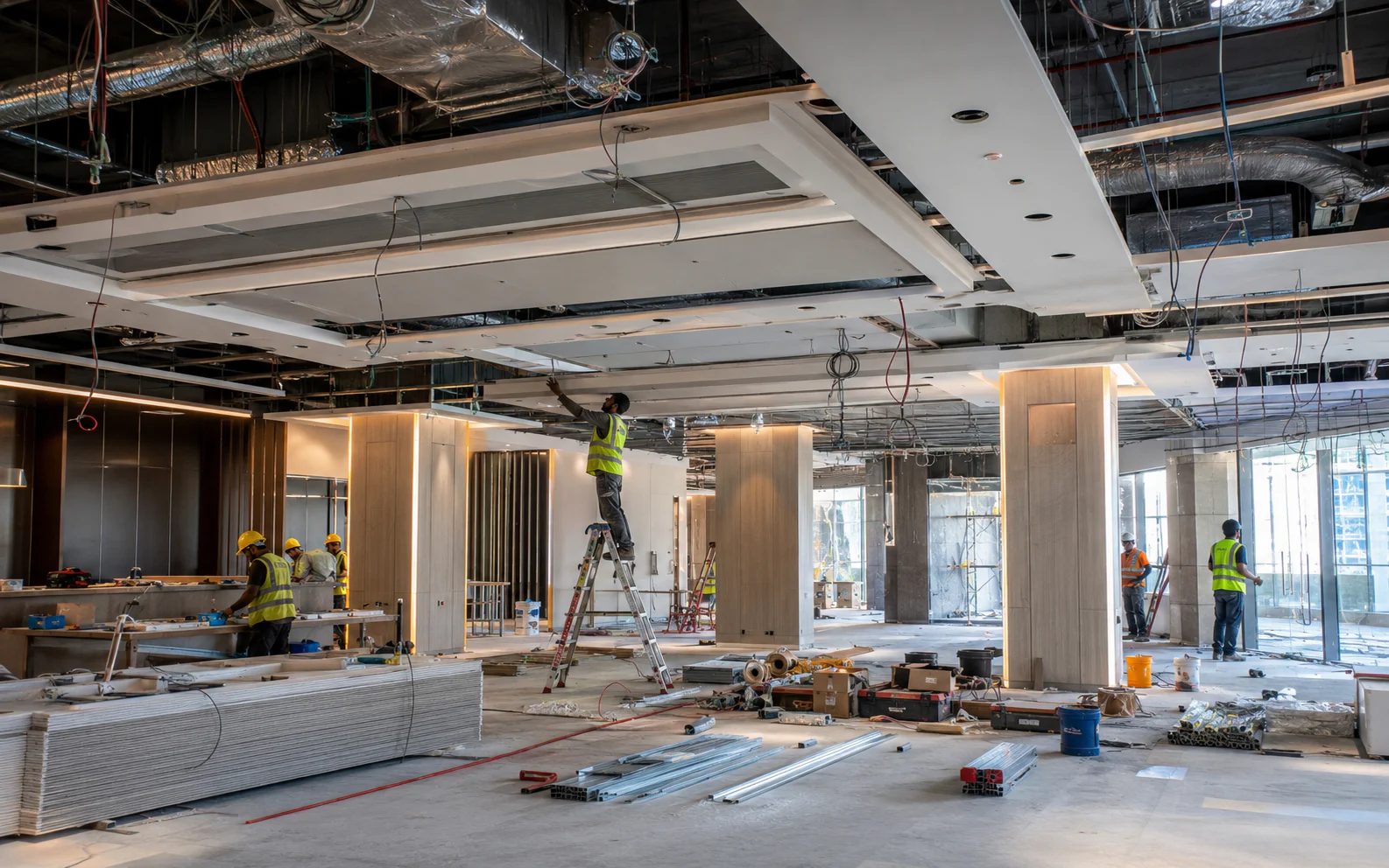 Gypsum Work | SSTS Fitout Integrated services
