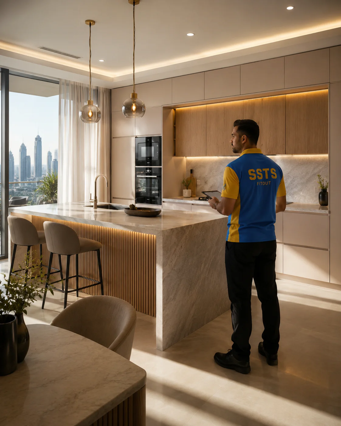 Kitchen Renovation | SSTS Fitout Kitchen renovation Dubai by SSTS Fitout