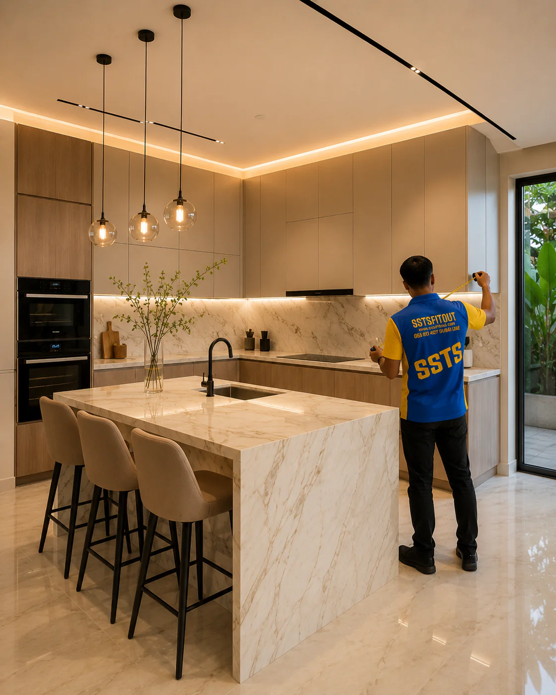 Kitchen Renovation | SSTS Fitout Kitchen renovation contractor in Dubai