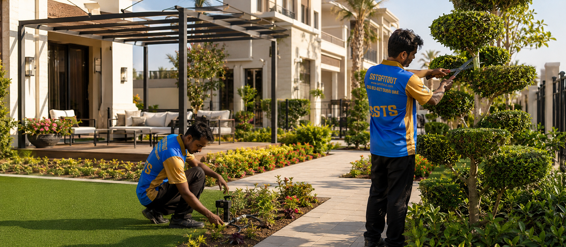 Landscaping Services | SSTS Fitout Dubai Landscaping Communities