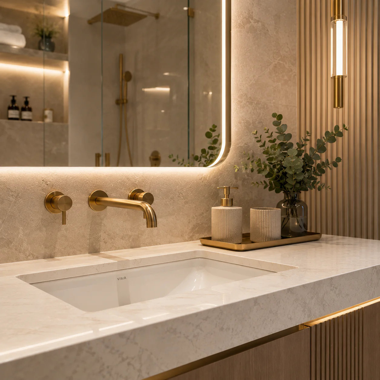 Bathroom Renovation | SSTS Fitout Luxury Bathroom Finishing