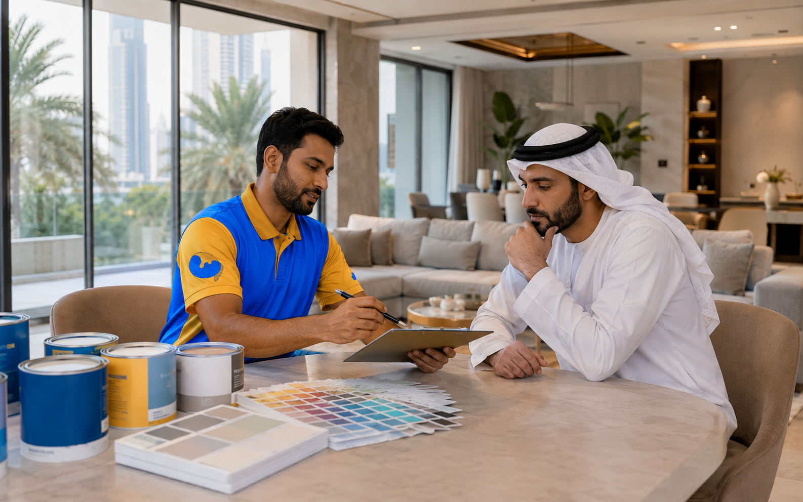 Painting Services in Dubai | SSTS Fitout Dubai Painting Pricing