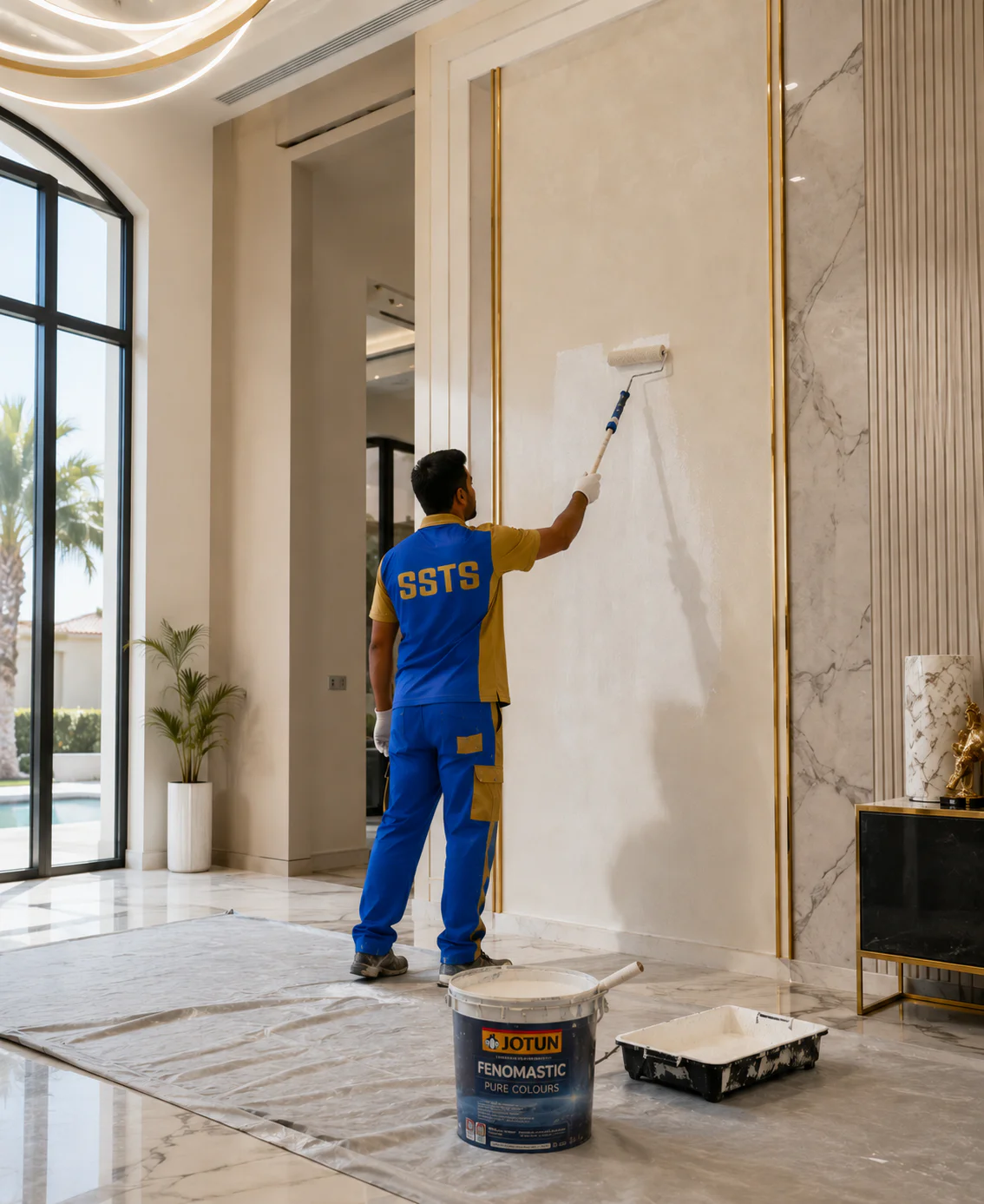 Painting Services in Dubai | SSTS Fitout Professional Painters Dubai