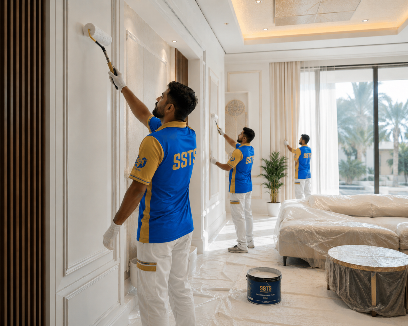 Painting Services in Dubai | SSTS Fitout Professional Painting Service