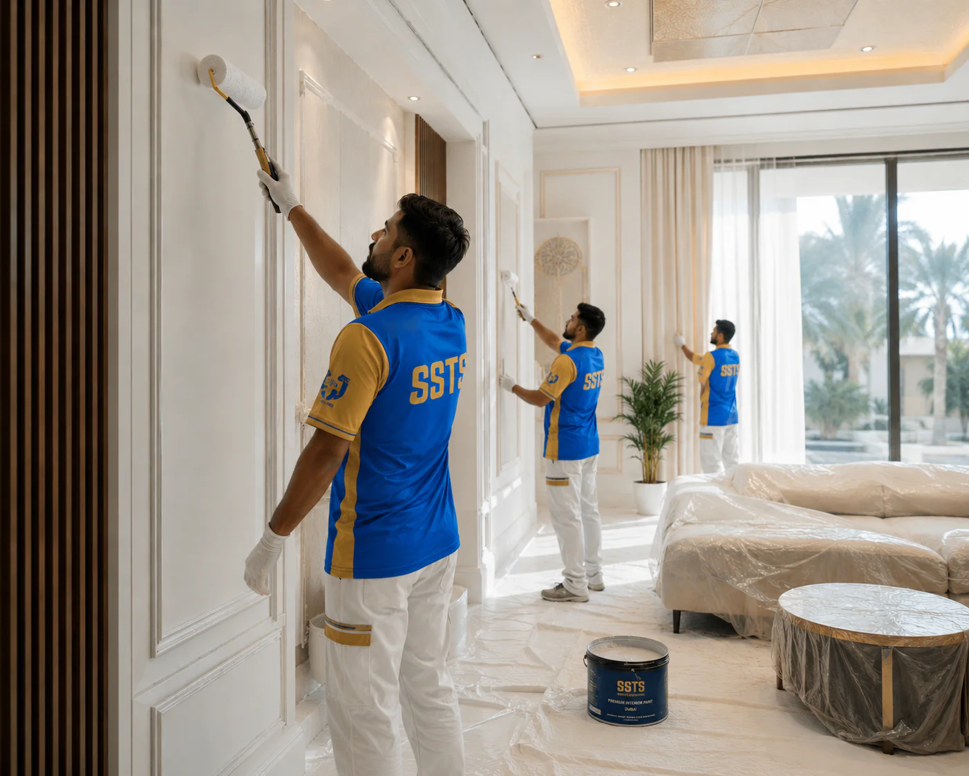 Painting Services in Dubai | SSTS Fitout Professional Painting Service