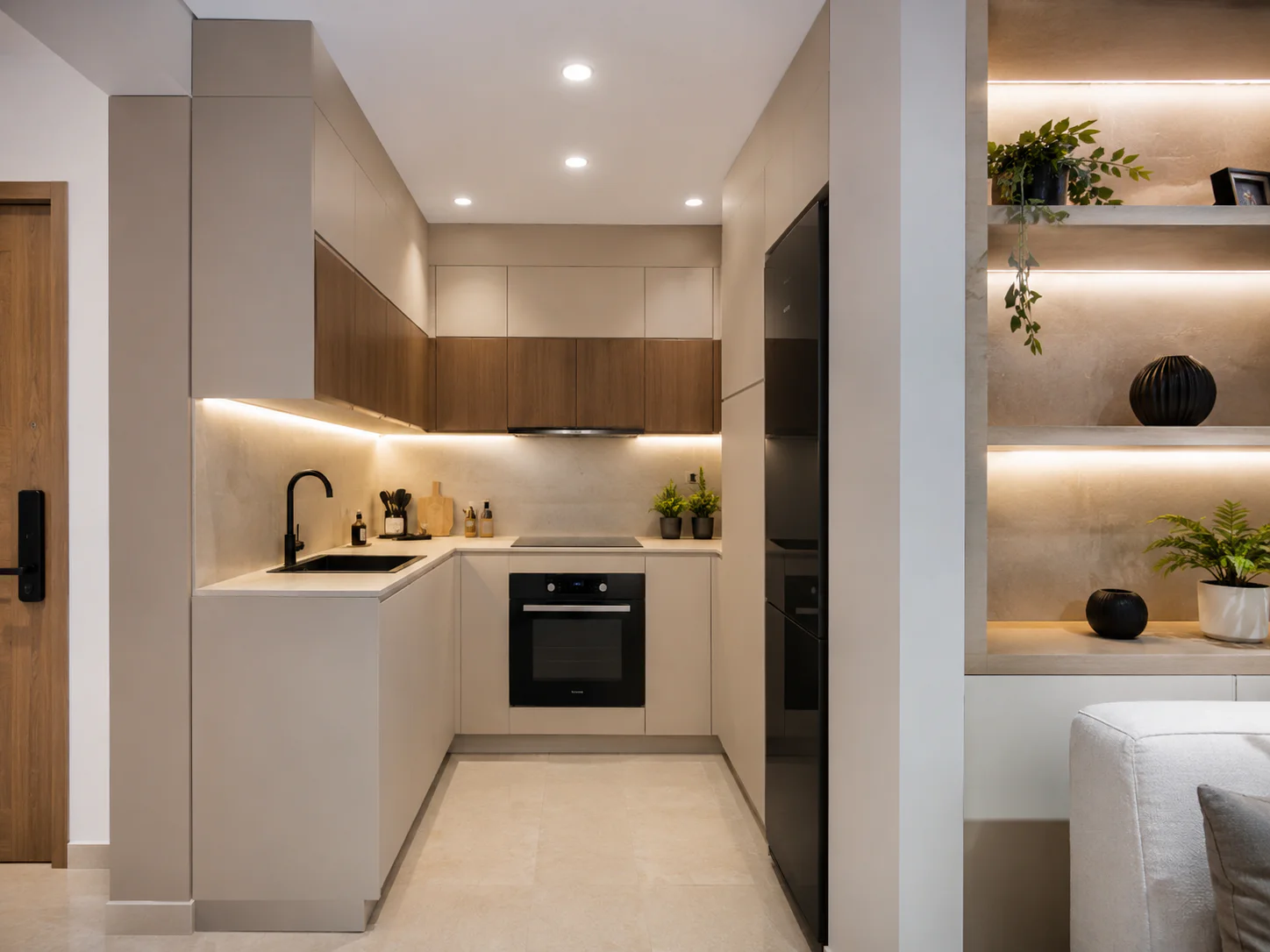Kitchen Renovation | SSTS Fitout Small kitchen renovation Dubai