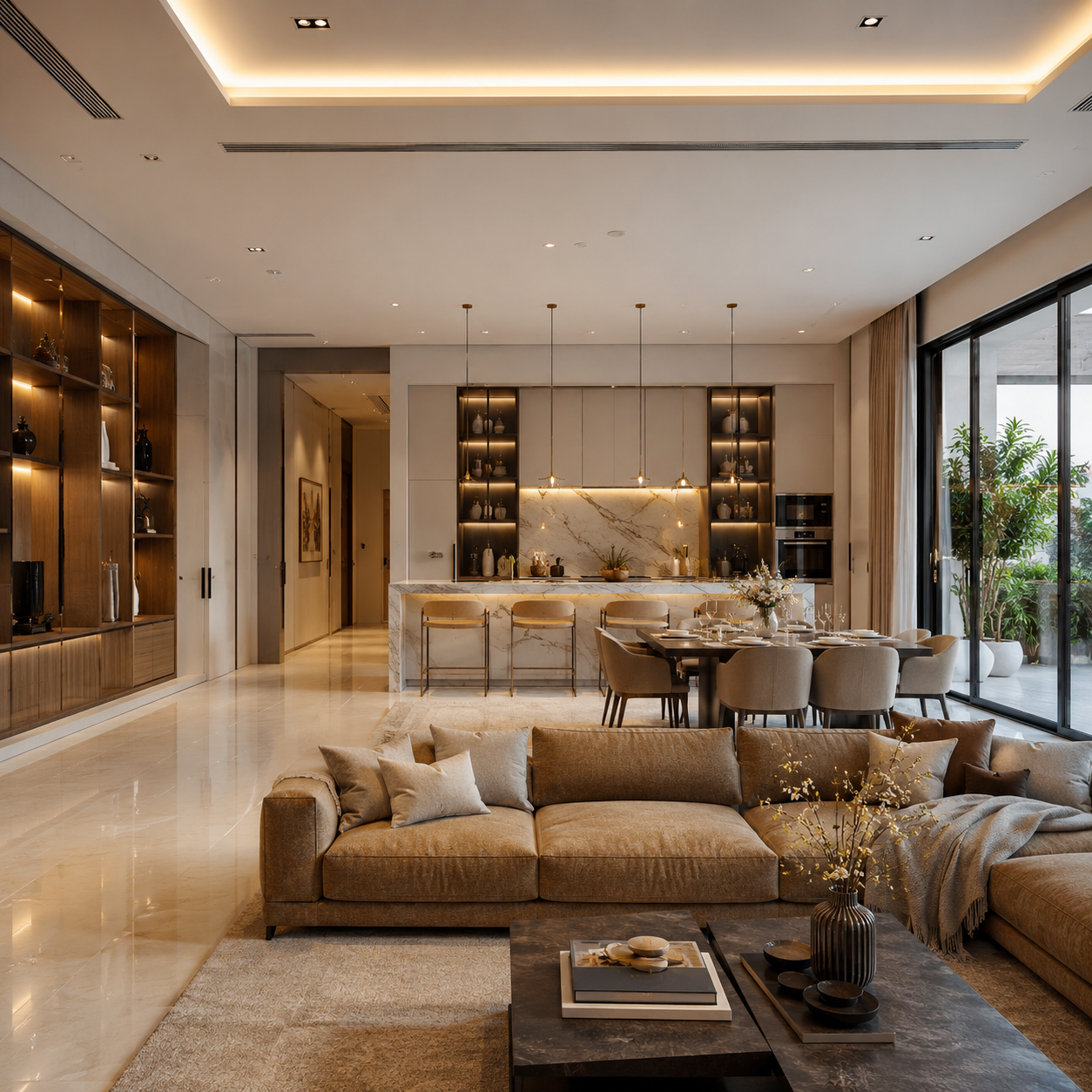 Villa Renovation | SSTS Fitout Villa kitchen remodeling Dubai