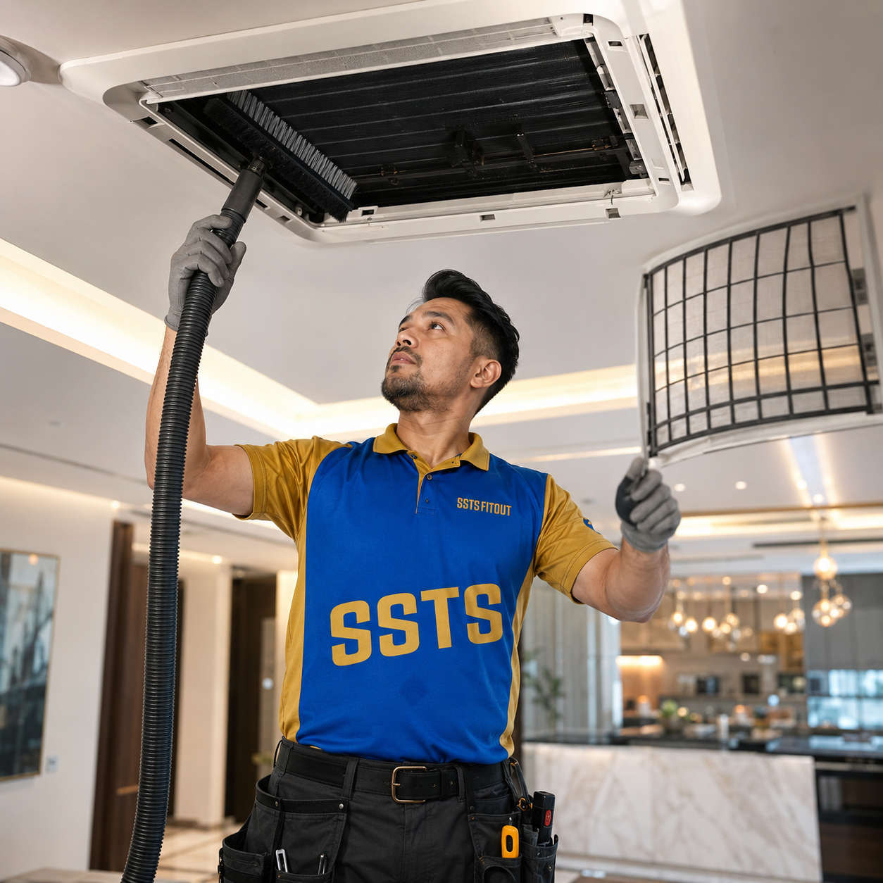 AMC Services (Annual Maintenance Contracts) | SSTS Fitout AC maintenance service Dubai
