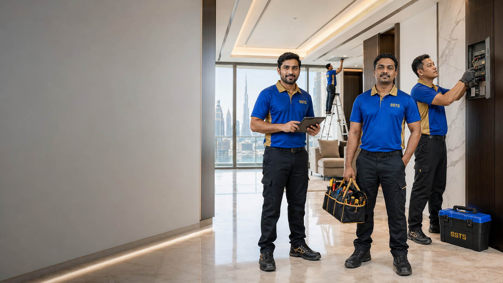 AMC Services (Annual Maintenance Contracts) | SSTS Fitout Professional maintenance team in Dubai