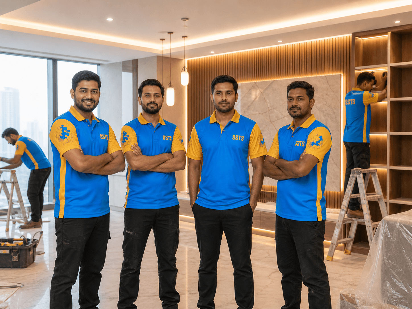 SSTS Fitout Dubai renovation and fitout company team