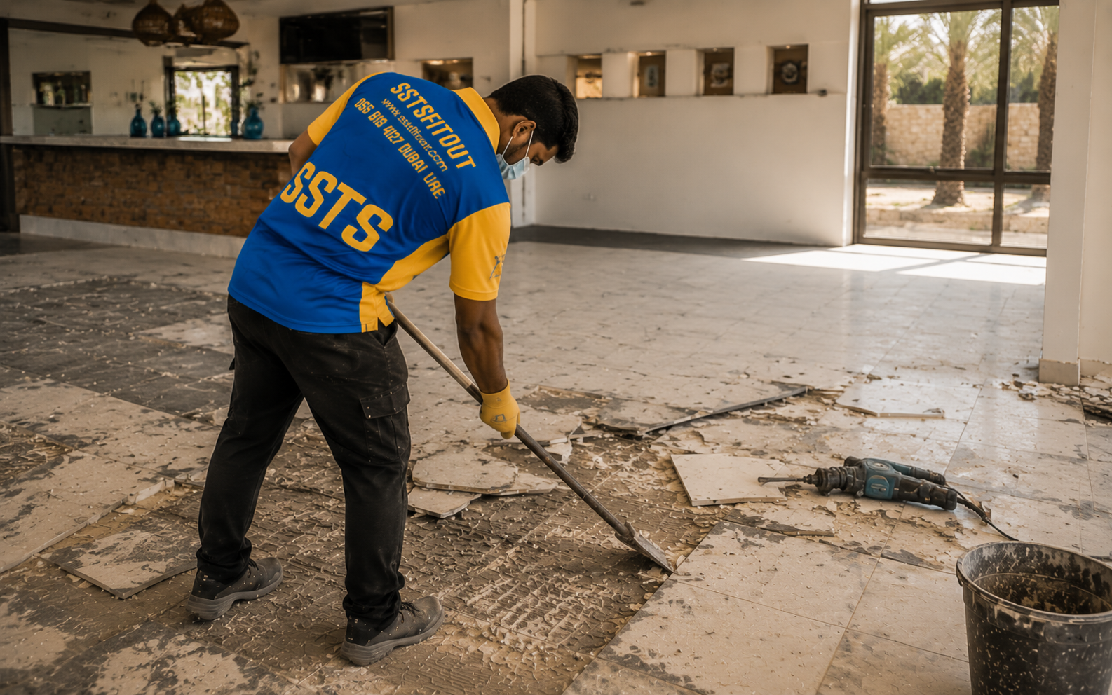 Tile and flooring removal Dubai