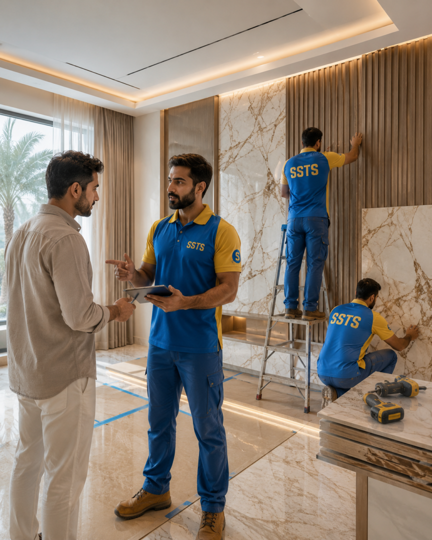 Dubai renovation services by SSTS Fitout