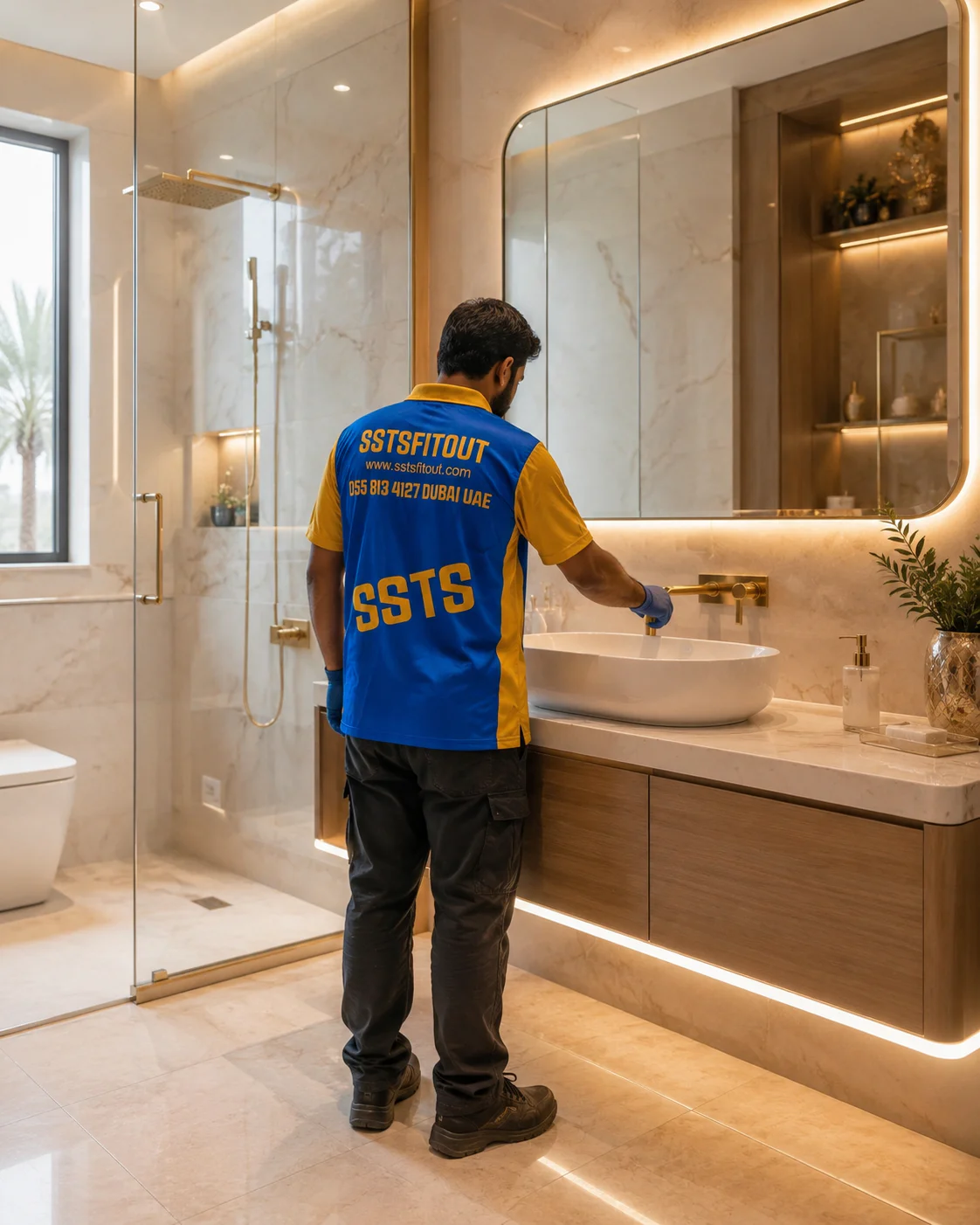 Bathroom Renovation | SSTS Fitout Bathroom Renovation Dubai