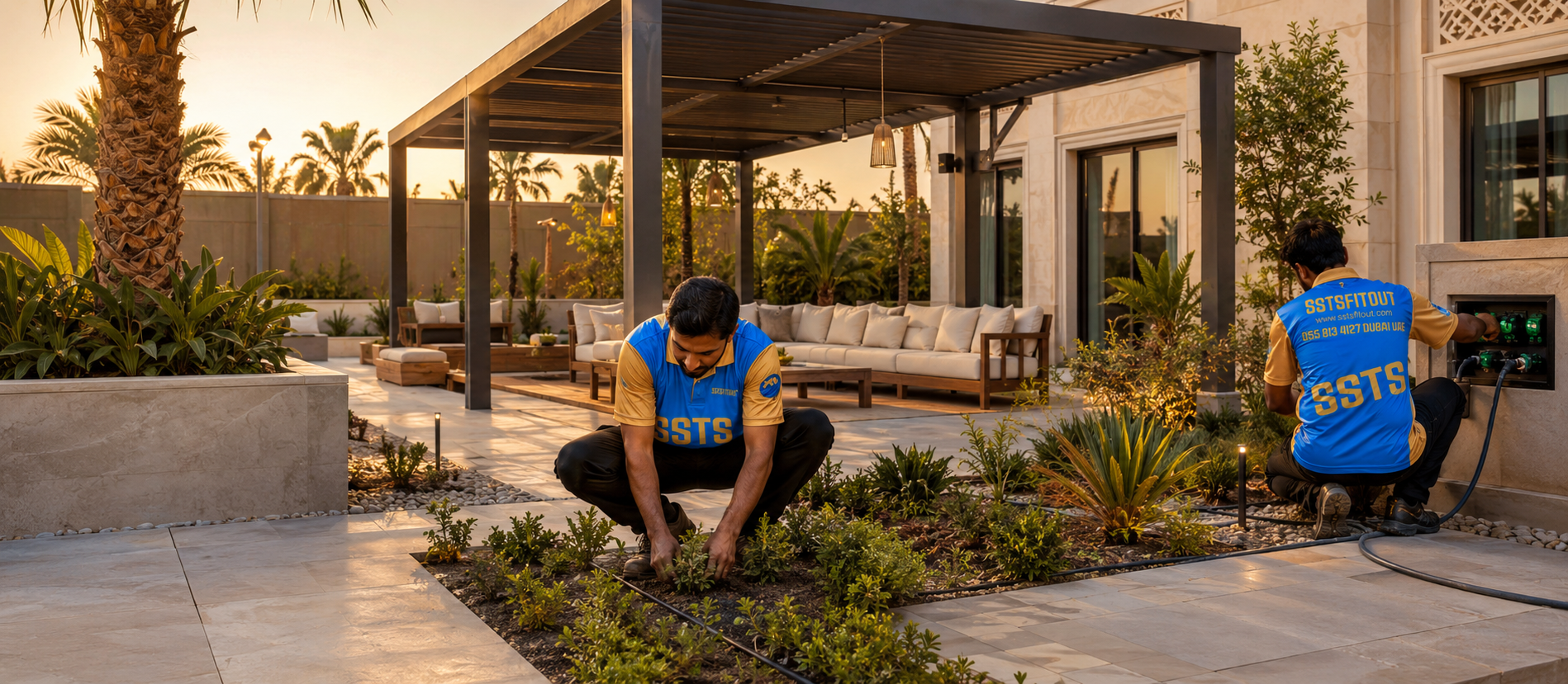 Landscaping Services | SSTS Fitout Dubai Landscaping Experts